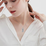 Sterling Silver French Bulldog Pendant Necklace