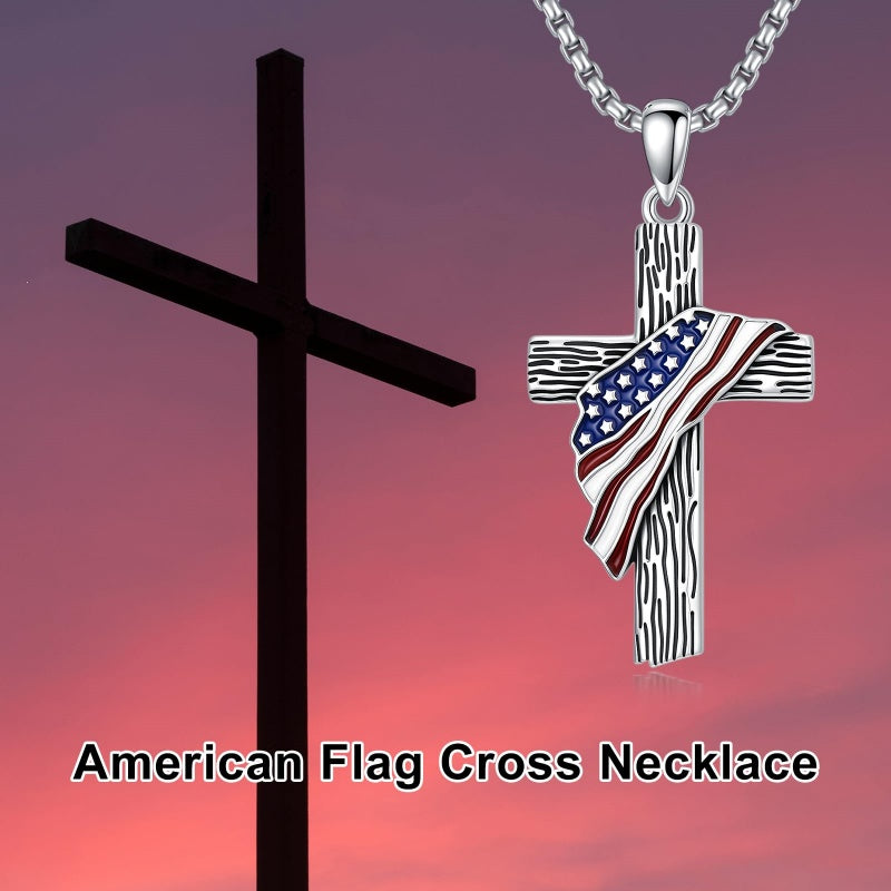 Sterling Silver Cross Pendant Necklace Christian Religious Jewelry Gifts for Anniversary