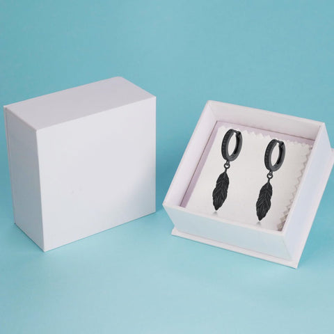 Sterling Silver Feather Arrow  Skull Spider Bat Scorpion Hoop Earrings Halloween Christmas Gift