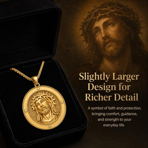 Patron Saint Medal Gold Plated Catholic Pendant Christian Religious Necklace Amulet Jewelry