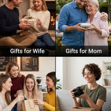 14K Gold Birthstone Birth Flower  Pendant Necklace Birthday Jewelry Gifts for Women