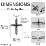 Sterling Silver Obsidian Lapis Lazuli Tigers Eye Turquoise Celtic Knot & Cross Urn Necklaces for Ashes