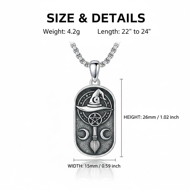 Sterling Silver Memento Mori Tree of Life Anubis Pendant Viking Amulet   Protection Pendant Necklace Egyptian Jewelry