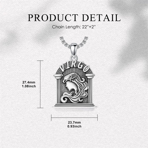 Sterling Silver Constellation Celestial Pendant Necklace