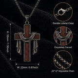 Sterling Silver Cross Pendant Necklace Christian Religious Jewelry Gifts for Anniversary