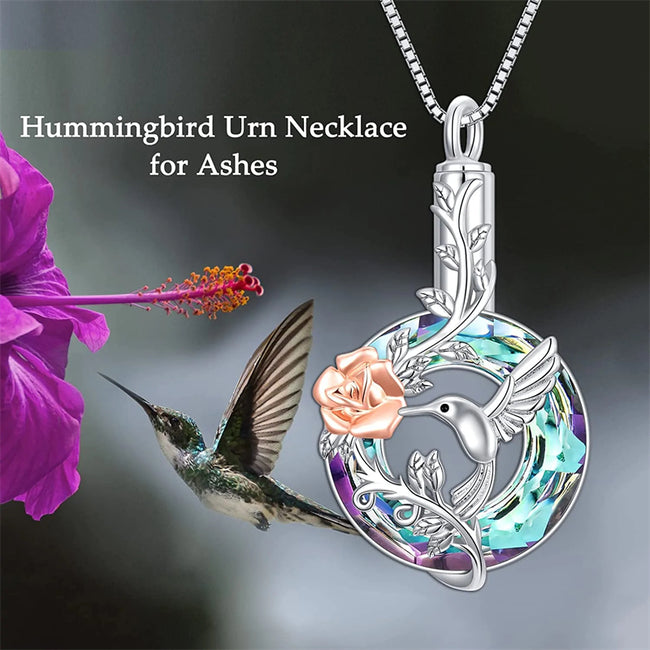 Hourglass Urn Necklace For Ashes Keepsake Memorial Cremation Jewelry For  Human Women Men Ashes With 12pcs Birthstones And Angel Wing | Fruugo BH