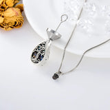 Tree of Life Urn Necklaces for Ashes Sterling Silver Celtic Cremation Jewelry Memorial Keepsake Jewelry for Women