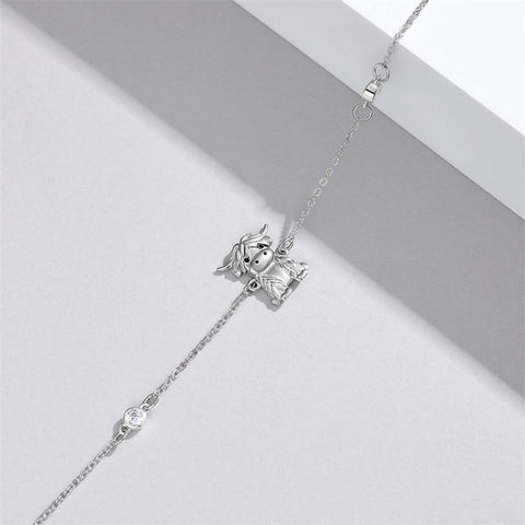 Sterling Silver Highland Cow Bracelet