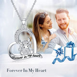 Sterling Silver Highland Cow Pendant Necklace
