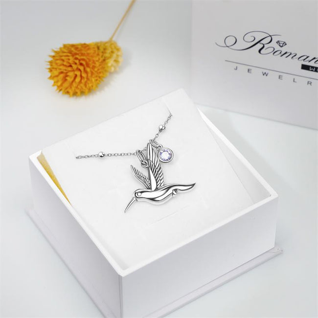 Humming Bird Anklet Beaded Ankle Bracelet 925 Silver romanticwork
